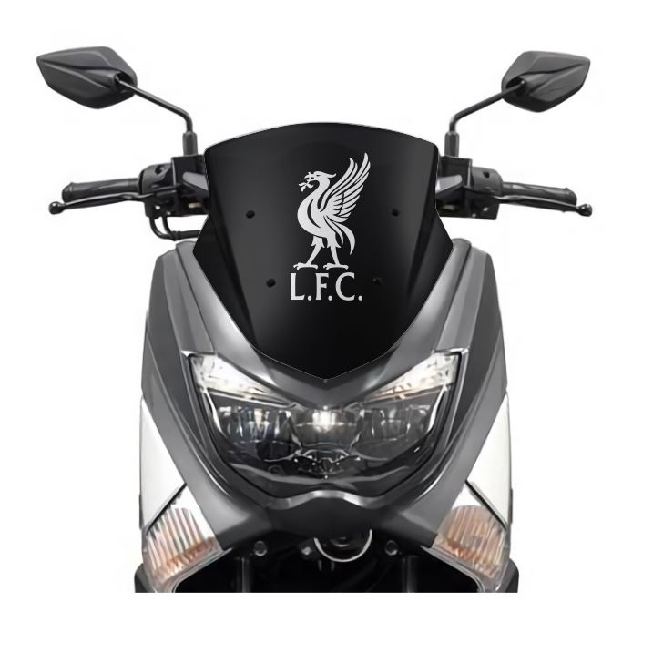 Cutting Stiker Visor Motor PCX Logo Liverpool YNWA - bisa untuk Nmax Lexi ADV 150