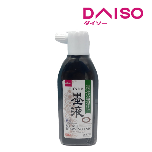 Daiso Tinta Kaligrafi Drawing Sumi Ink