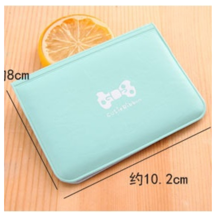 A461-A464 DOMPET KARTU KULIT 12 SLOT card holder korean bow wanita wallet pria cewe cowo cewek cowok tas multiple slots sintesis murah warna warni pastel