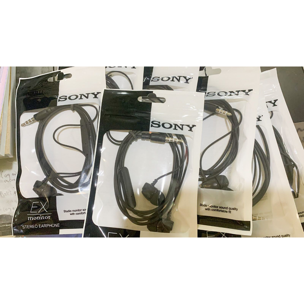 Earphone Handsfree Headset Macaroon makaron Bass mantap murah Universal S0ny