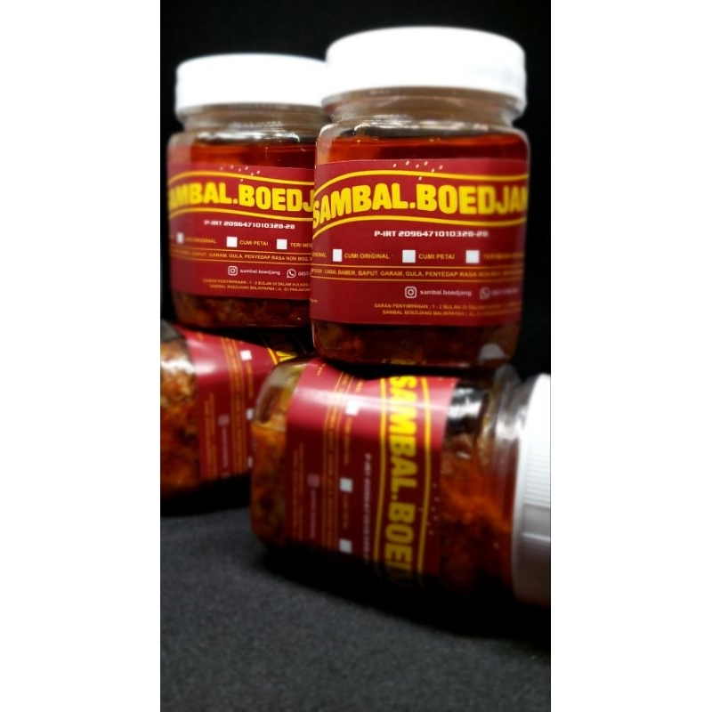

SAMBAL BOEDJANG TERI MEDAN 150Gram
