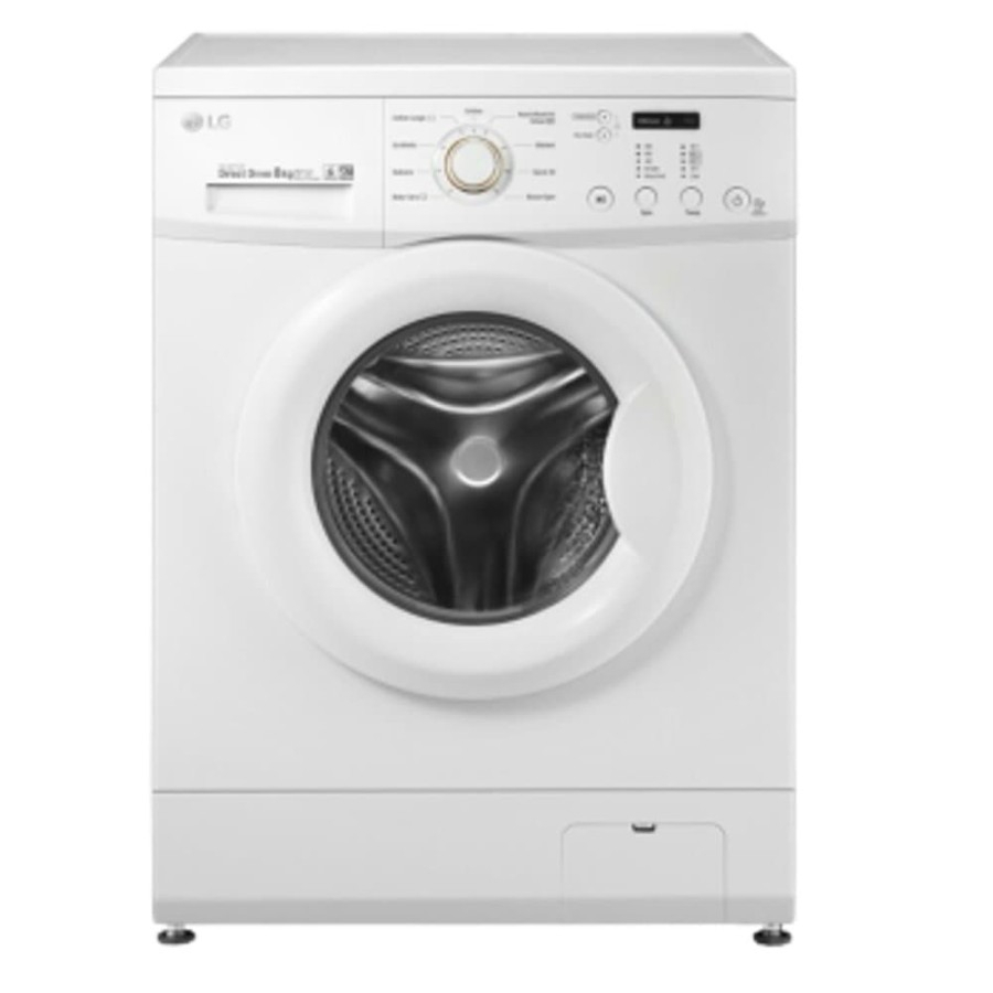 MESIN CUCI LG FRONT LOADING F8007NMCW 7KG 7 KG