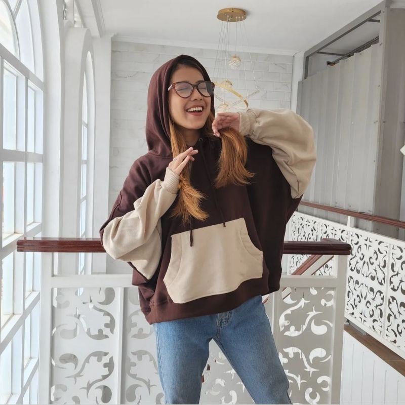 New Sweater Hoodie Wanita Batwing Yang Lagi Hits || sweater hoodie wanita || switer hodie wanita || atasan cewek