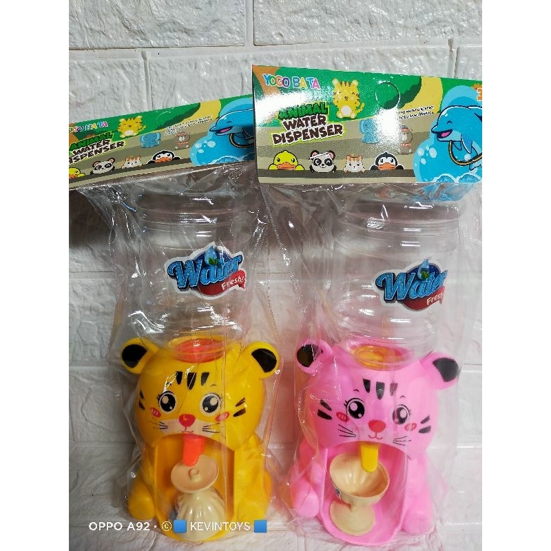 YK 146 MAINAN ANAK EDUKASI WATER DISPENSER CAT (KTG) SUPER LUCU / MAINAN DISPENSER ANIMAL BENTUK KUCING LUCU satuan