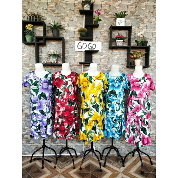Setelan Baju Tidur Babydoll Batik | Setelan Gogo Jumbo & Standar