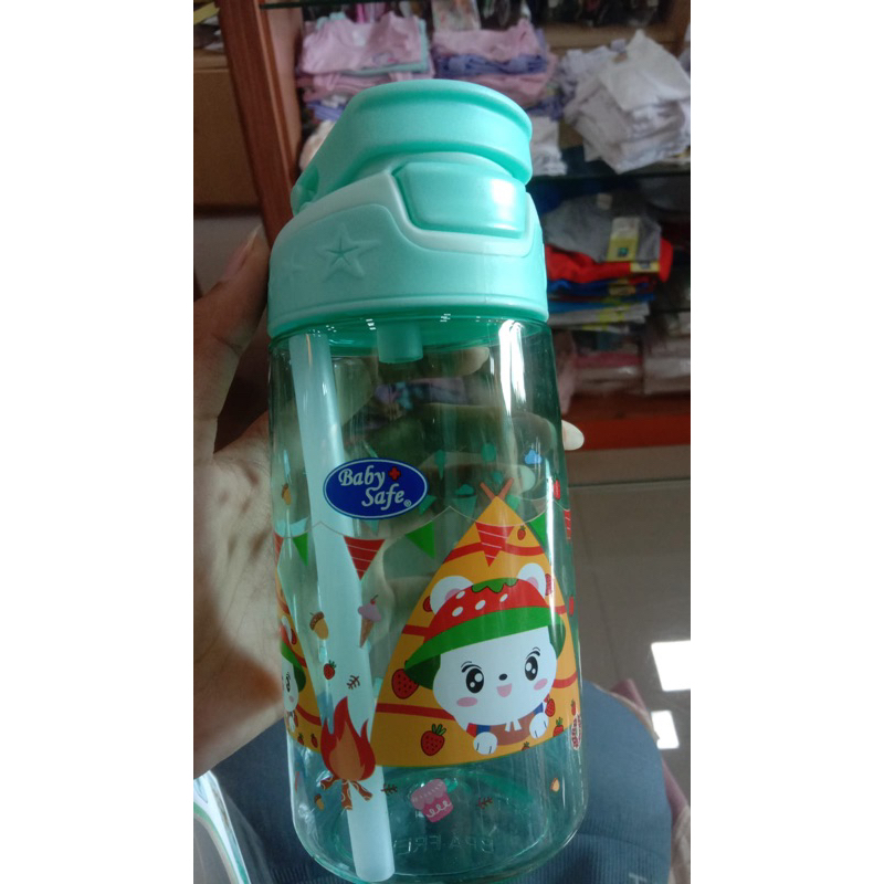 Baby safe tritan sipper bottle tri03 480ml - botol minum