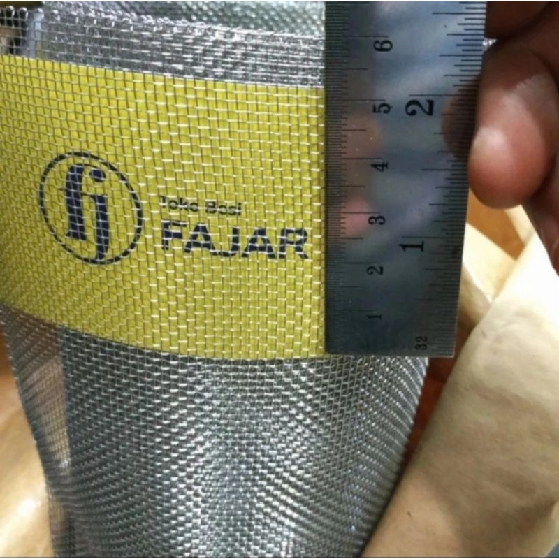 Kawat kasa nyamuk stainless steel 304 ASLI anti karat bidang 1 Meter