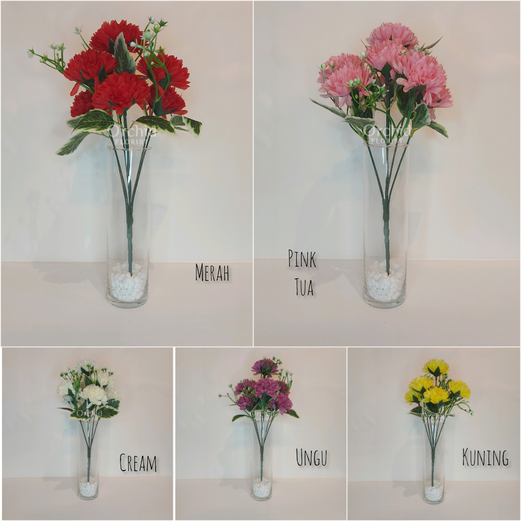 Crysant Spartan X7/ Bunga Artificial/ Bunga Palsu/ Bunga Dekor