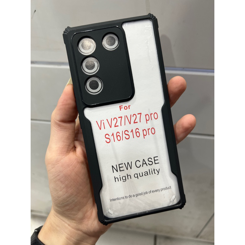 Case VIVO V27 / V27 PRO / S16 / S16 PROAnti Shock Beatle Series Transparan Clear