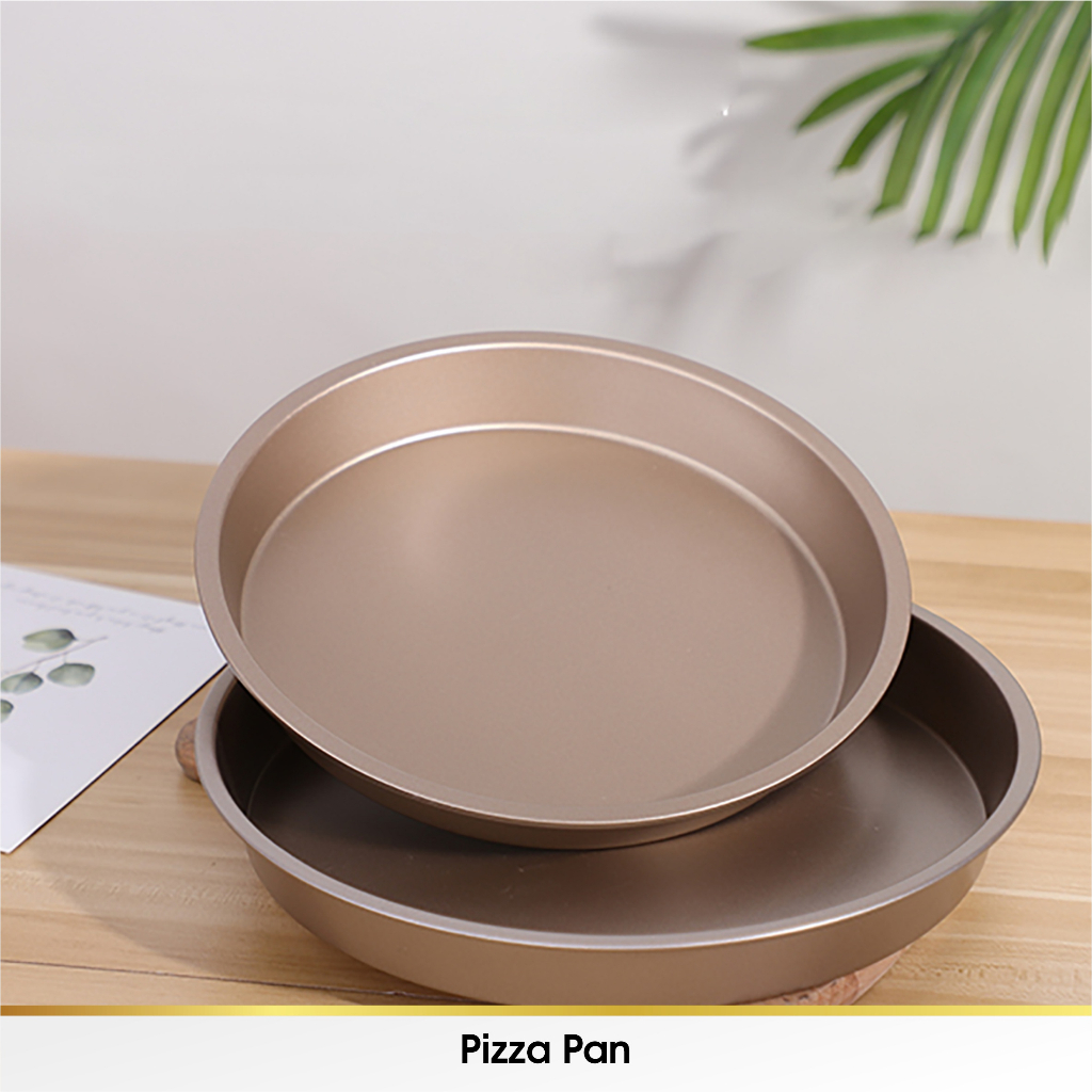 Cetakan Loyang Pizza Mini Pan Anti Lengket Non Stick Premium Carbon Steel 16/18/20/23/26 cm