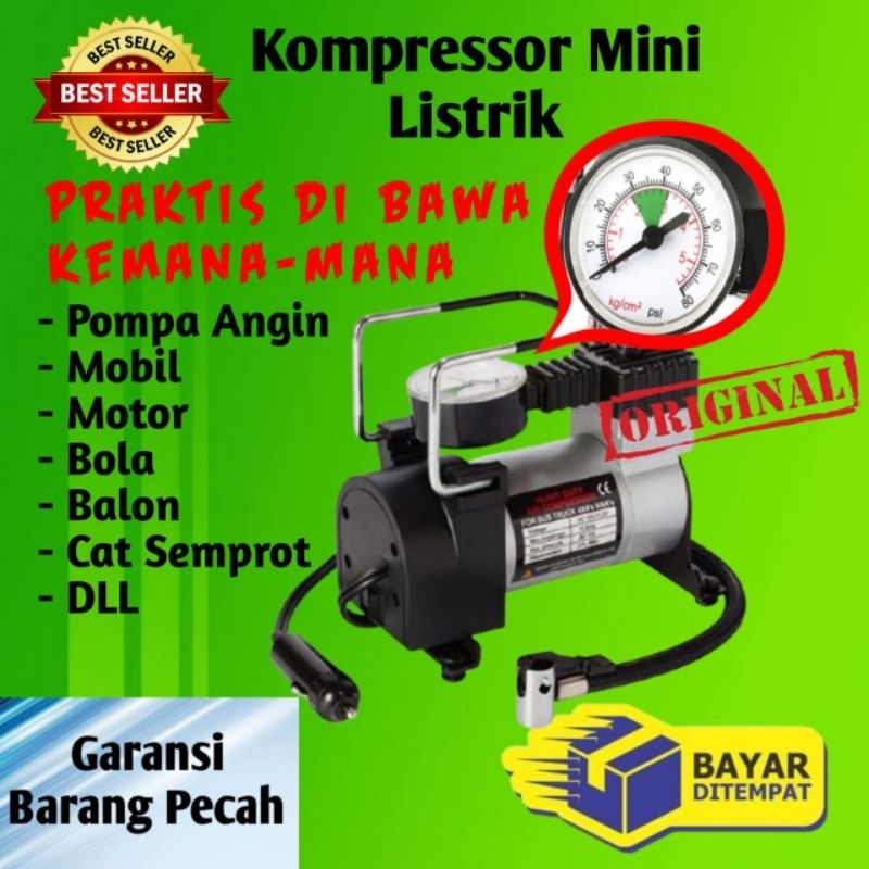 Kompresor mini Pompa Ban Listrik Kompressor mini Air Compressor Cat Body Deco AirBrush Furniture