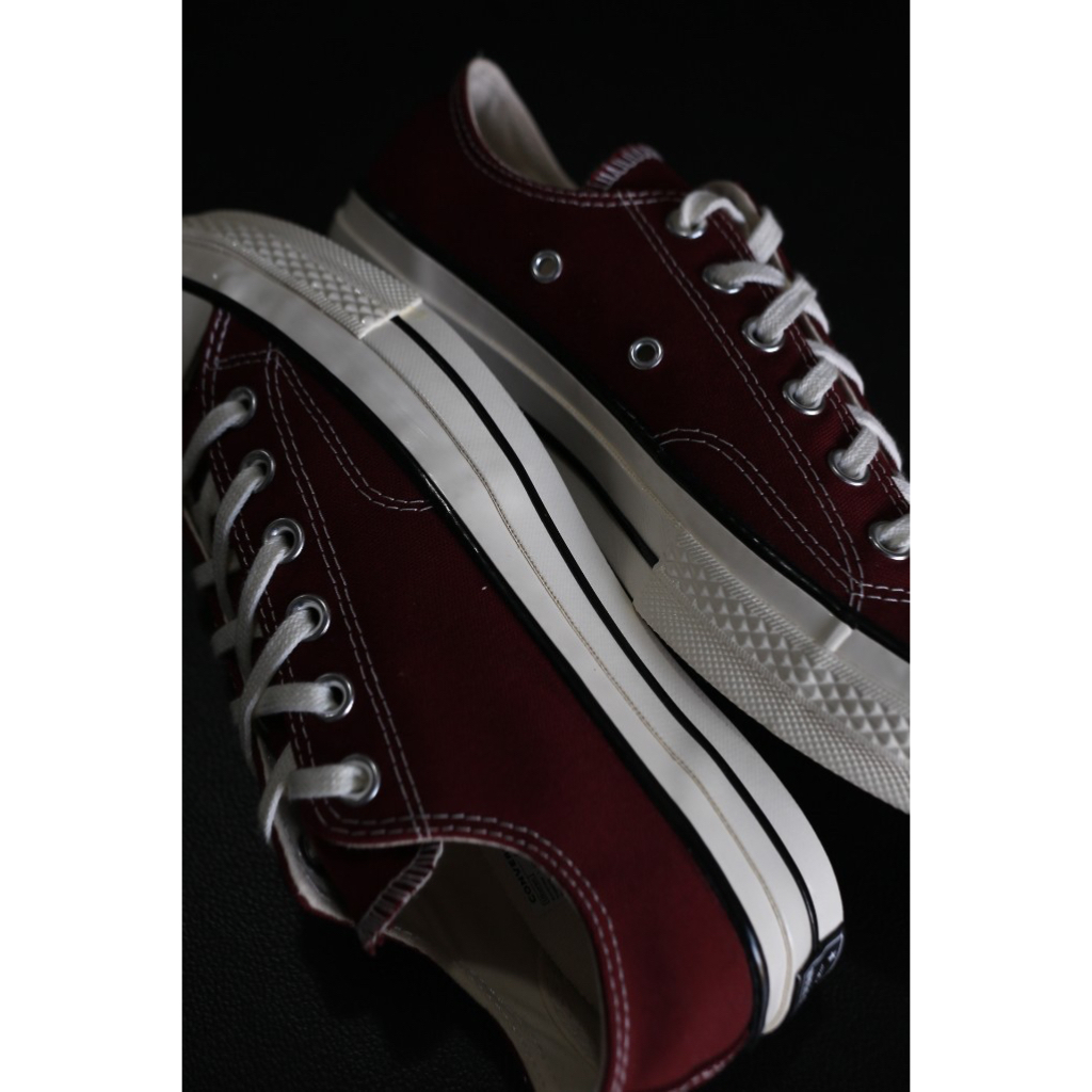 Endarfootwear - Converse 70s Low Ox Dark Beetroot Egret Black