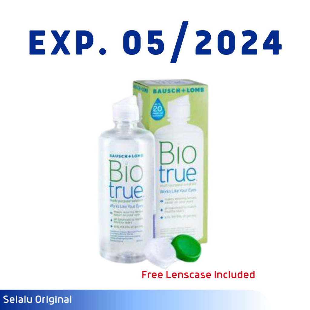 BIO TRUE 300ML CAIRAN PEMBERSIH SOFTLENS BAUSH AND LOMB 300ML