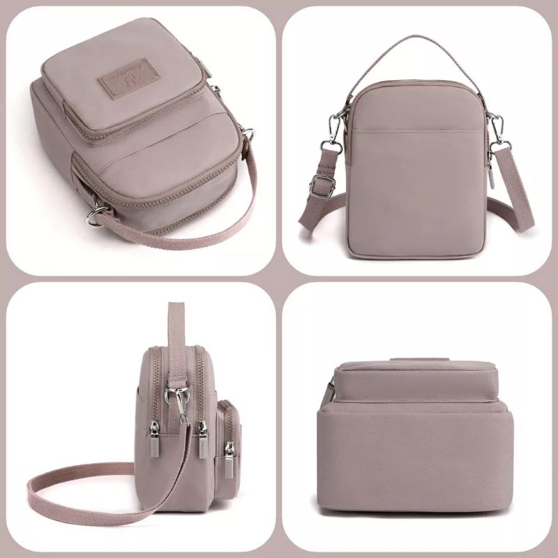 ORIGINAL Tas Selempang COLORFUL FOX Import KOREA Super Tebal Anti Air Elegan Design