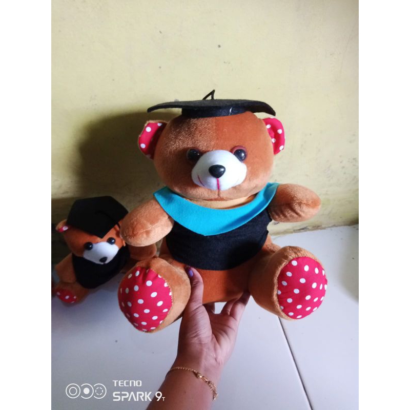 boneka wisuda ukuran M lucu dan imut