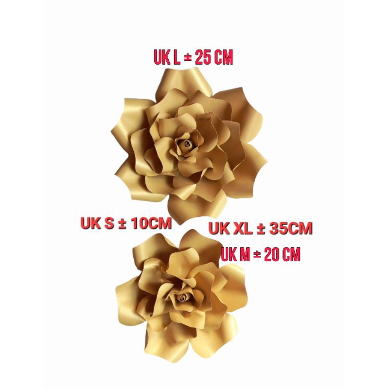 Bunga Rose Kertas/Dekorasi/Backdrop/Kertas Jasmine