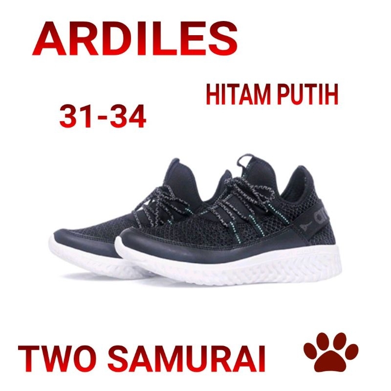 SEPATU ANAK SEKOLAH TRAVELING ARDILES TWO SAMURAI / DISTORSI SLIP ON ORIGINAL TERBARU SPORTY KEREN MURAH