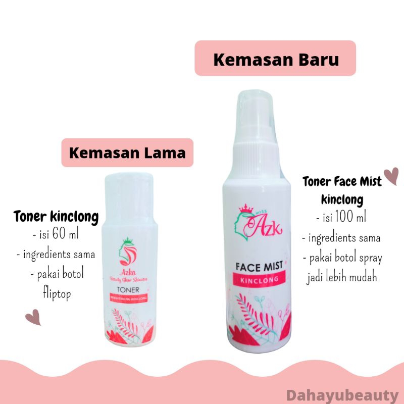 PAKET GLOWING CRYSTAL DR AZKA SKINCARE LENGKAP ISI 5 (TONER BPOM)