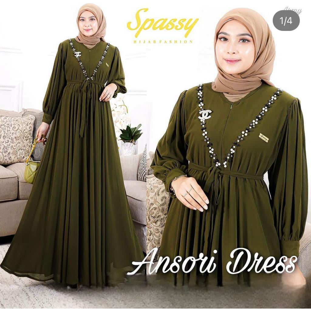 LANGSUNG KIRIM GAMIS BIG SIZE  BB[ 90-120 KG] Gamis Wanita Kekinian Busui Friendly Gaun Pesta Muslimah Ceruty Babydoll Aksen Mutiara Baju Wanita FREE BROSS