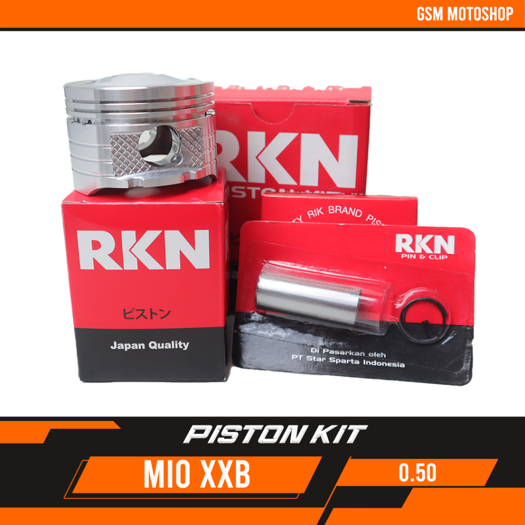 Piston Kit Mio XXB OS 0.50 (57.5) RKN / Piston Mio XXB / Piston RKN