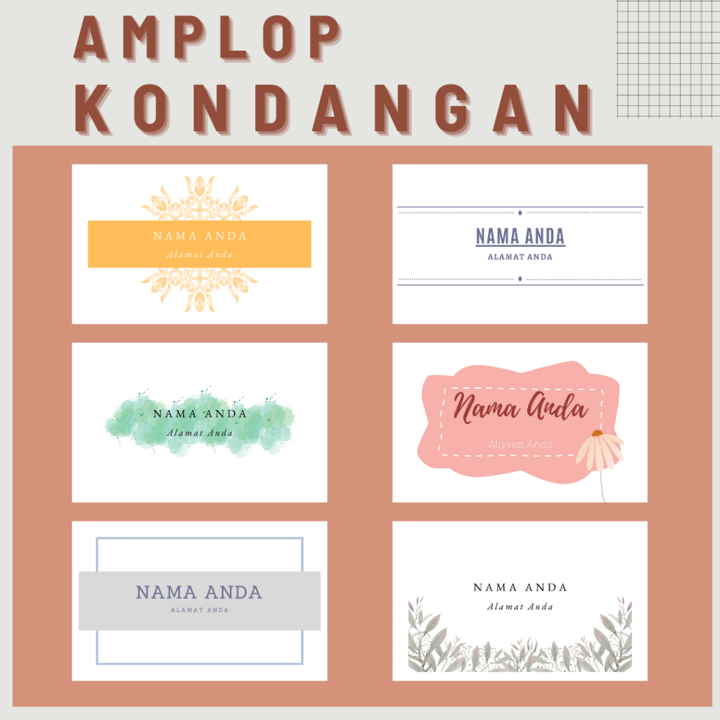 

Jual amplop kondangan amplop nama custom nama ukuran kecil (11 cm x 7 cm) dan ukuran sedang (15.2 cm x 9.5 cm)