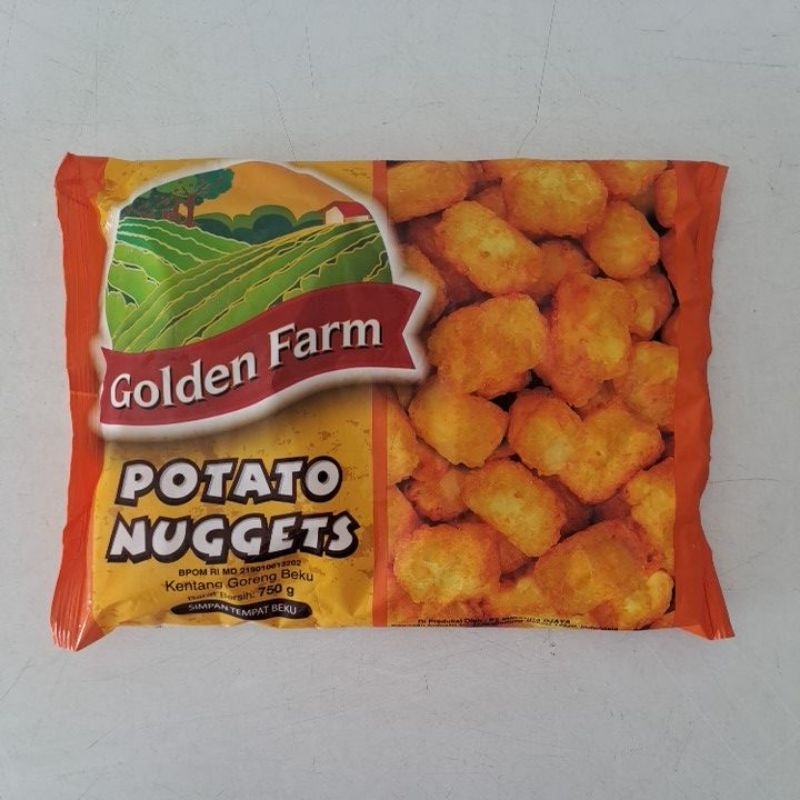 

Golden Farm Potato Nugget 750gr Naget Kentang Beku