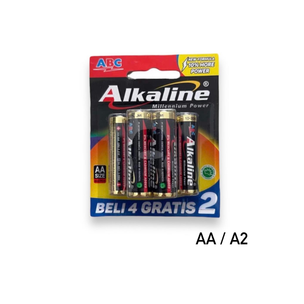 1 PCS ALKALINE BATERAI A2/A3 - MILLENIUM POWER - ABC