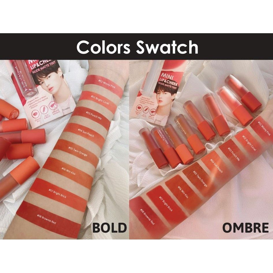 CATHY DOLL MINI LIP AND CHEEK NUDE MATTE TINT