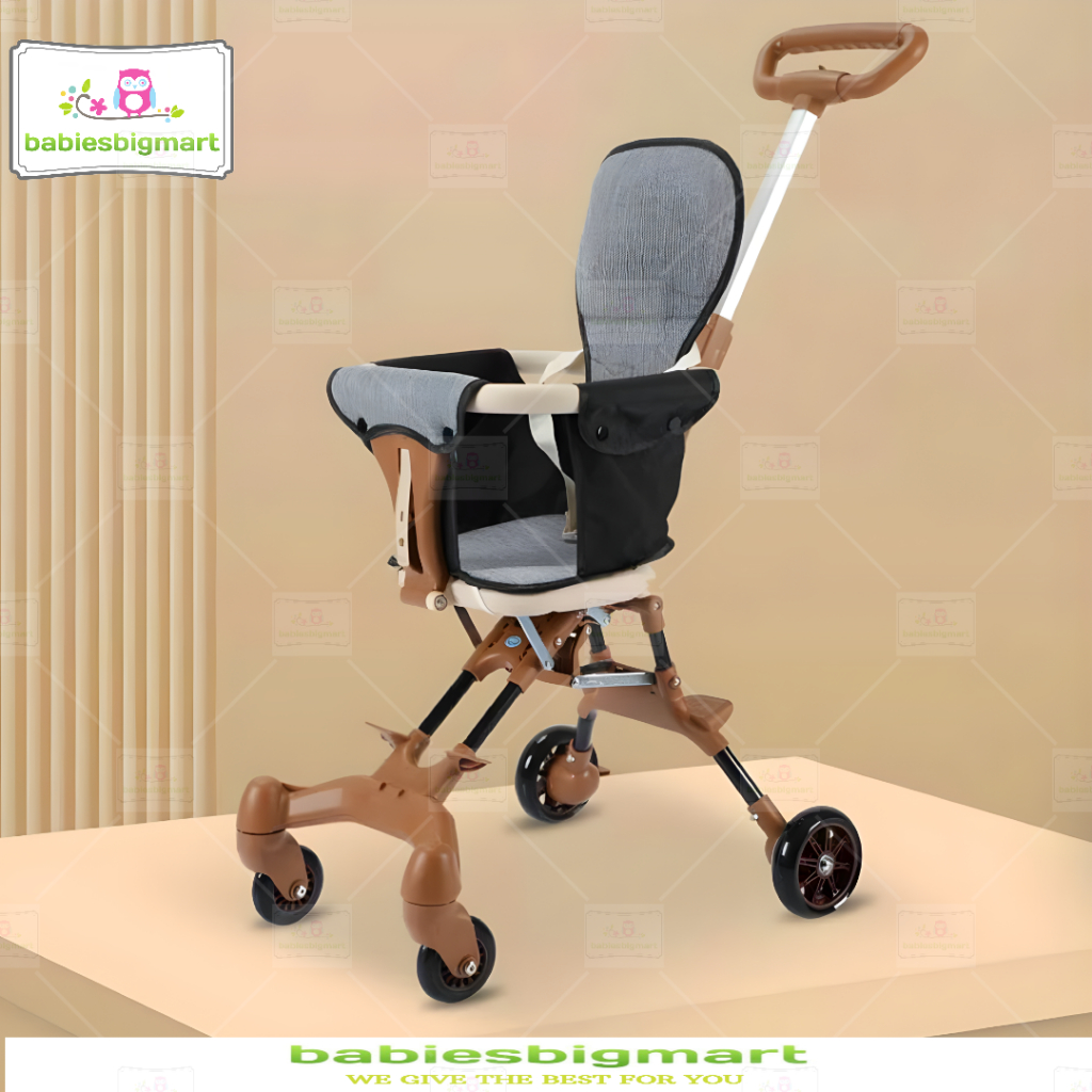 Magic Stroller Cabin Size Q1 / Q2 / EXOTIC LW 116 / LW 132 Kereta Dorong Bayi 2 Arah Ringan Lipatan Kecil Bisa Masuk Ke Dalam Pesawat