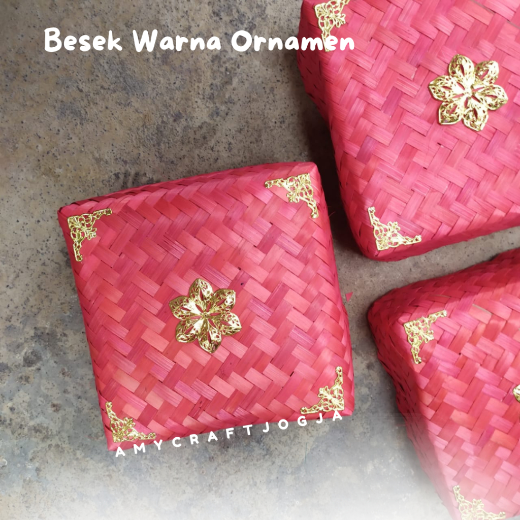 BESEK WARNA  | Besek Bambu Lucu | Besek Bambu Premium