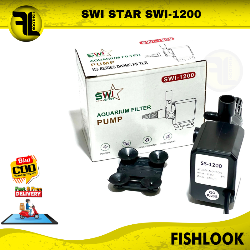 SWI STAR SWI-1200 POMPA CELUP AQUARIUM POWERHEAD POWER HEAD