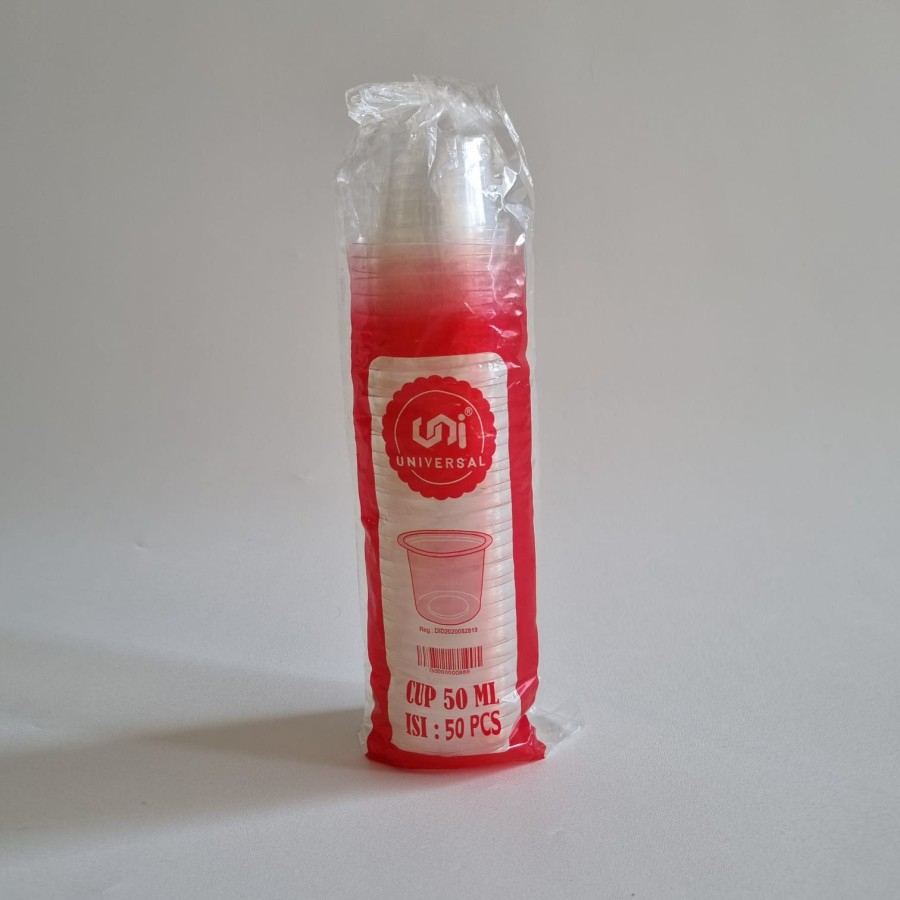 Gelas Puding / Cup Puding 50 ml Isi 50 pcs / Cup Puding Murah