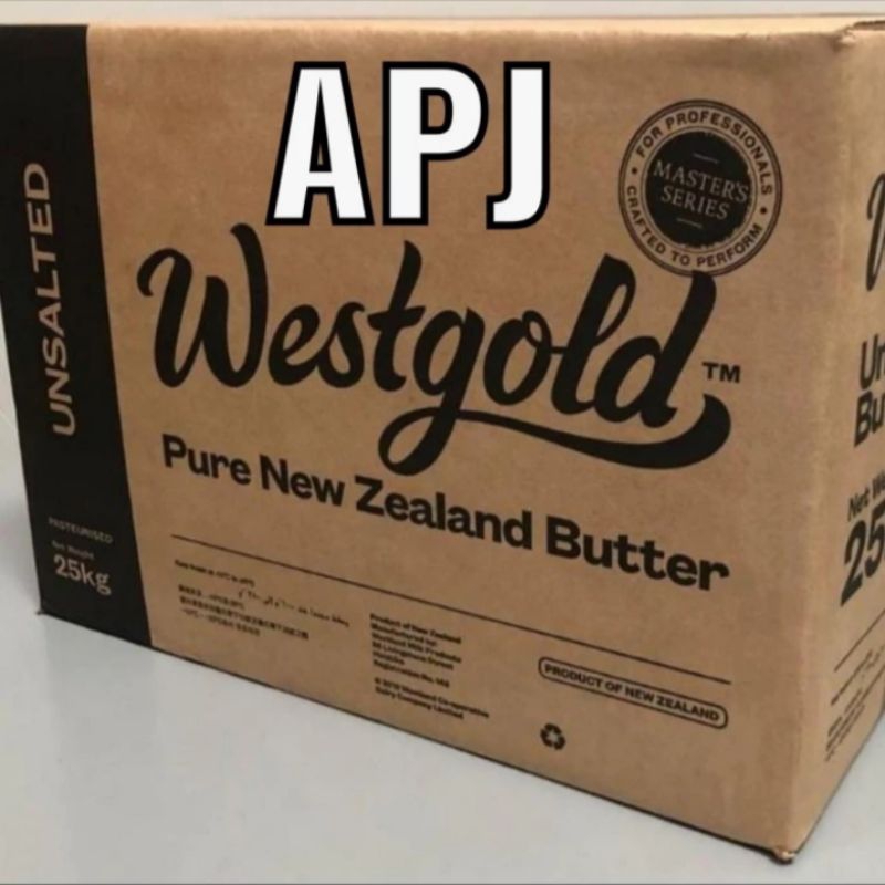 

Butter Unsalted Westgold 25kg premium newzeland