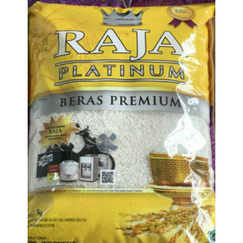 

beras raja platinum beras premium beras kemasan 5kg