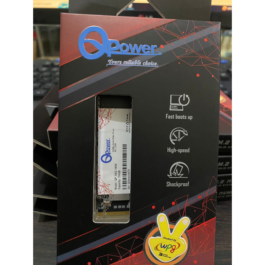 SSD QPower 256GB M.2 2280 NVMe QP256GVM3