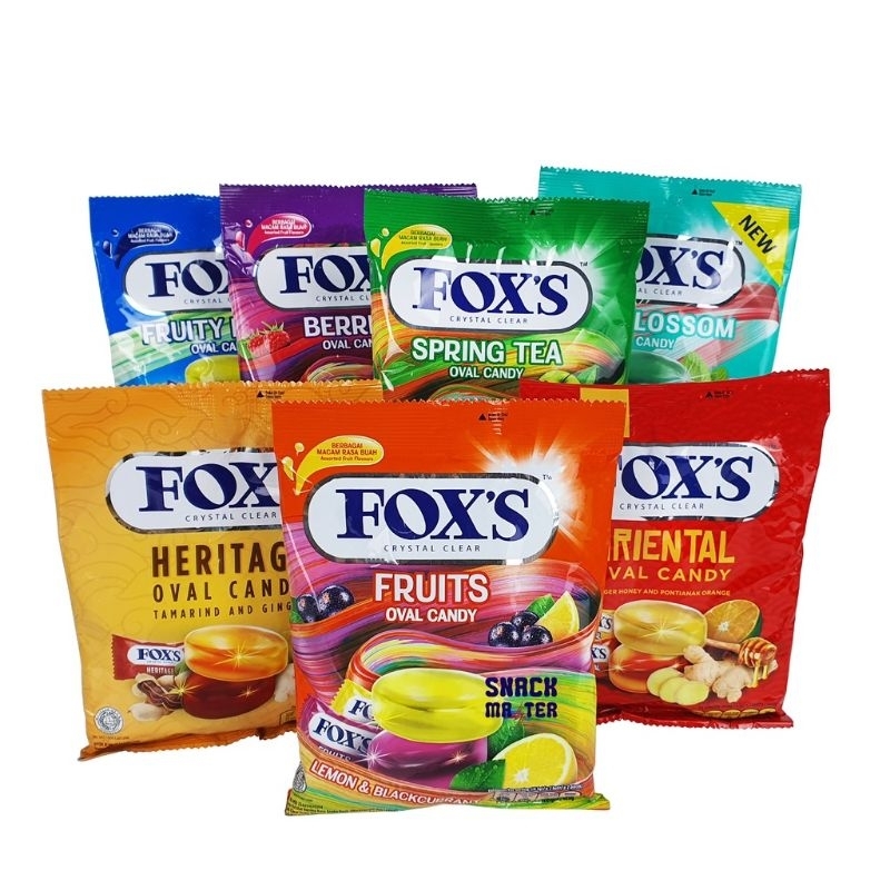 

PERMEN FOXS CANDY CRYSTAL 125GR (ISI 50 Pcs)