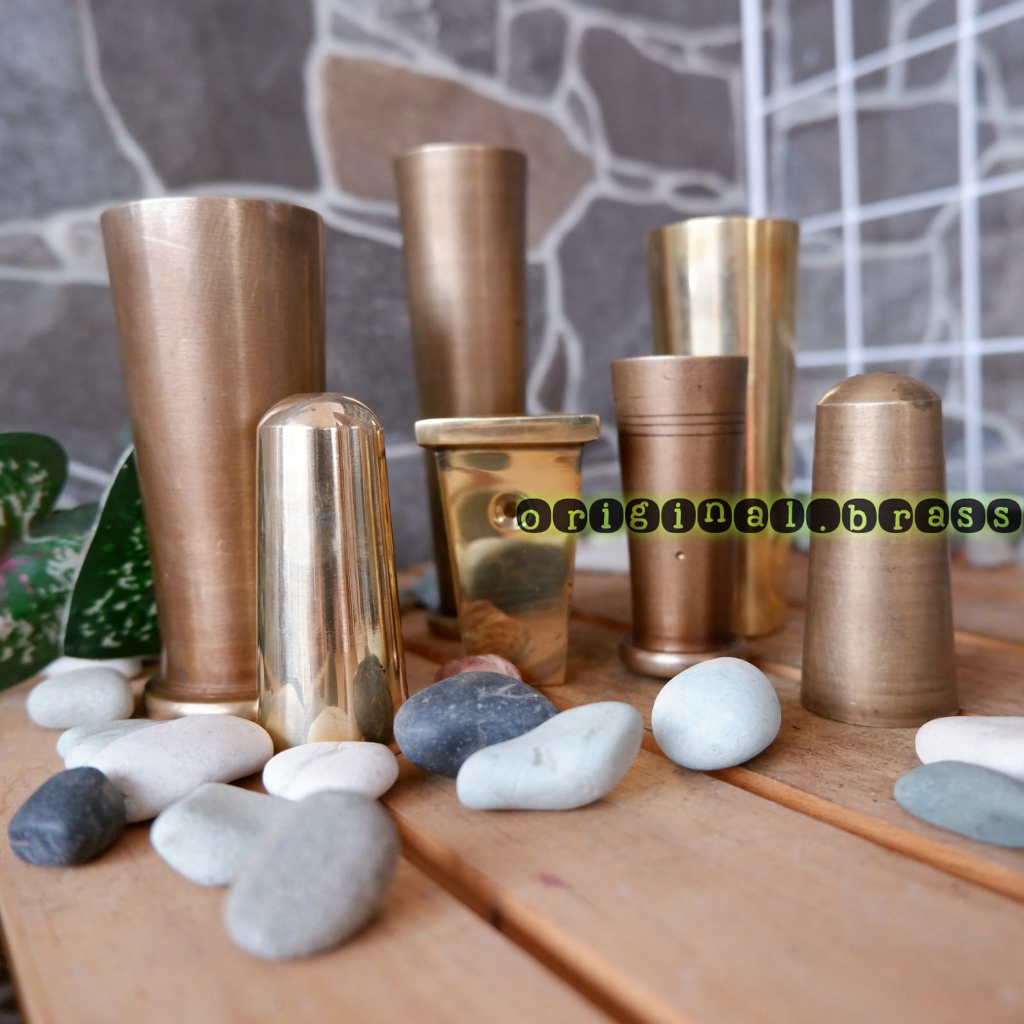 Alas Kaki Kursi Cover Kaki Meja Pelindung Kaki Lemari Furniture Kuningan