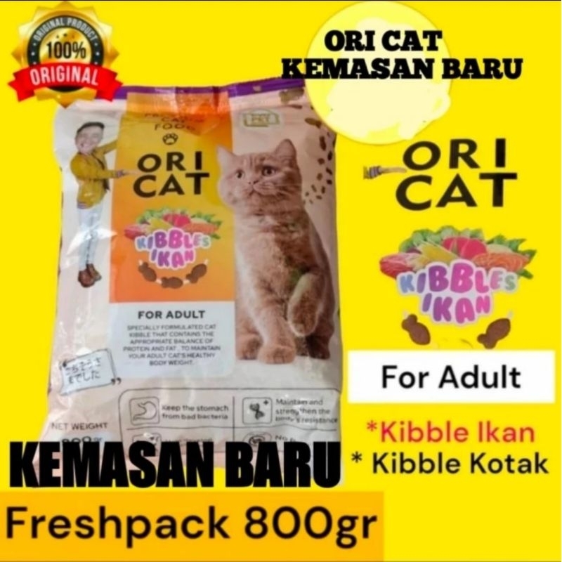 Makanan Kucing Merek Ori Cat Fresh Pack 800gram