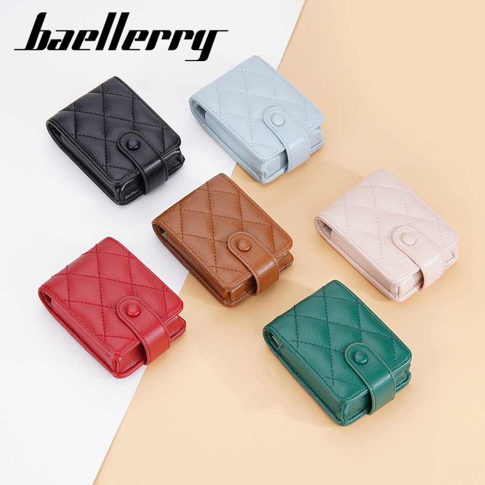 BAELLERRY N2388 Dompet Kartu Wanita Dompet Lipstick Bahan Kulit PU Leather Premium WATCHKITE WKOS