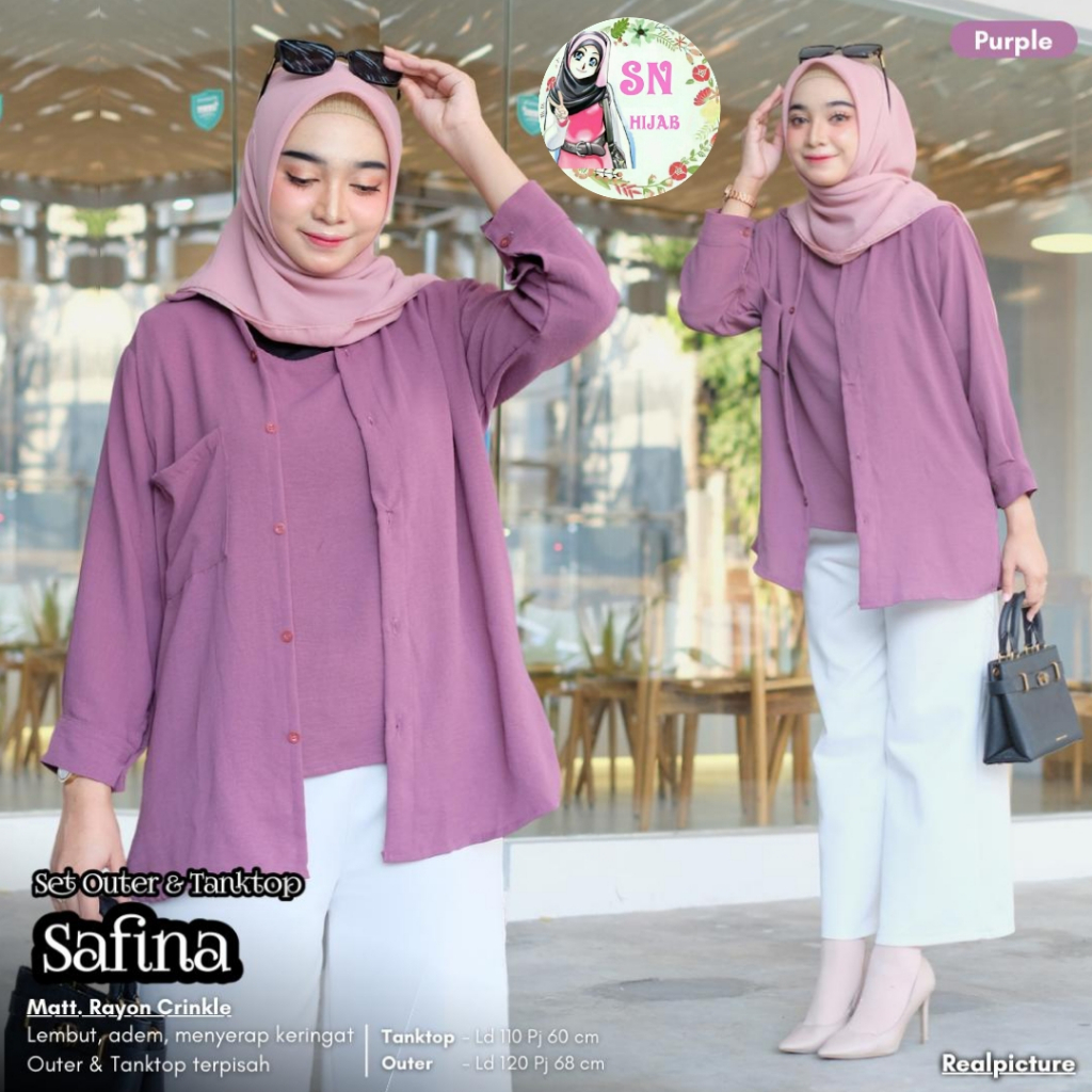 BLOUSE RAYON CRINKLE POLOS JUMBO LENGAN PANJANG / BLOUSE TANKTOP WANITA KOREAN STYLE / BAJU ATASAN W