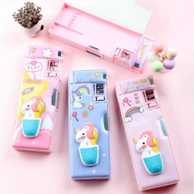 

TEMPAT PENSIL SQUISHY UNICORN ANAK PEREMPUAN/ATK/KOTAK PENSIL