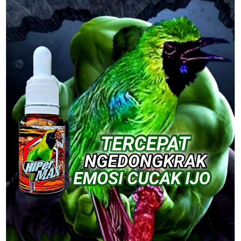 HIPER MAX  VITAMIN vitamin burung cucak ijo doping burung cucak ijo penggacor burung cucak ijo 100% 