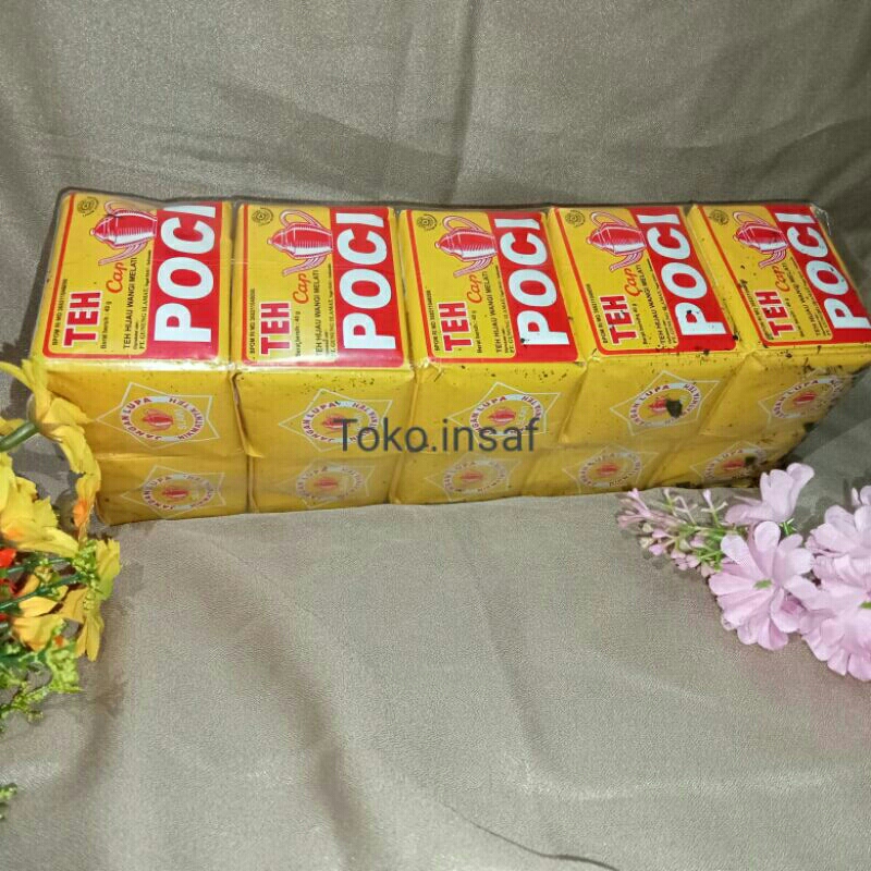 

Teh poci teh tubruk 1 slop isi 10 pcs