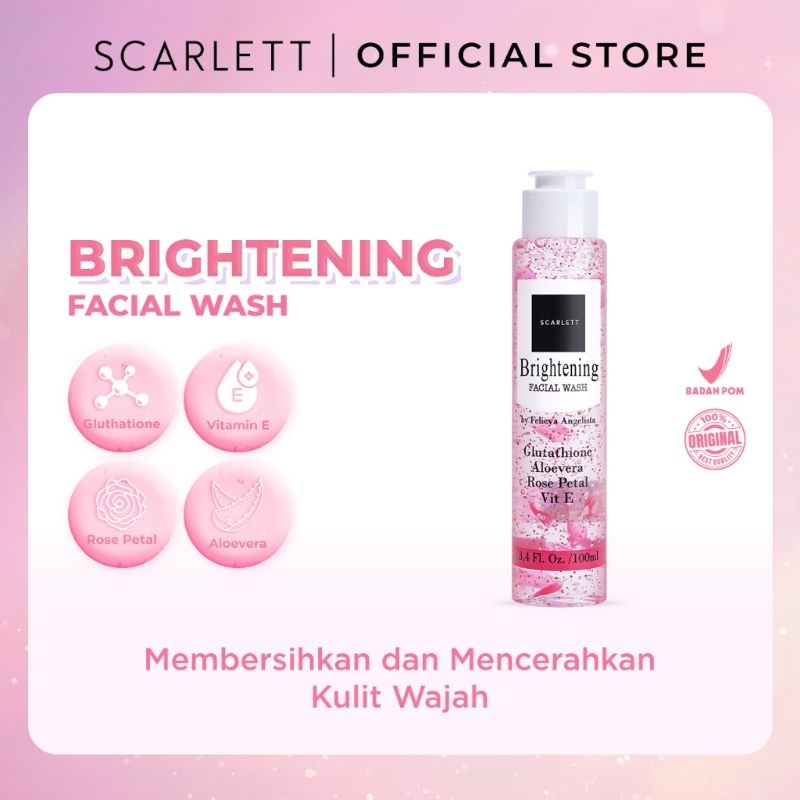 SCARLETT BRIGHTENING FACIAL WASH 100ml