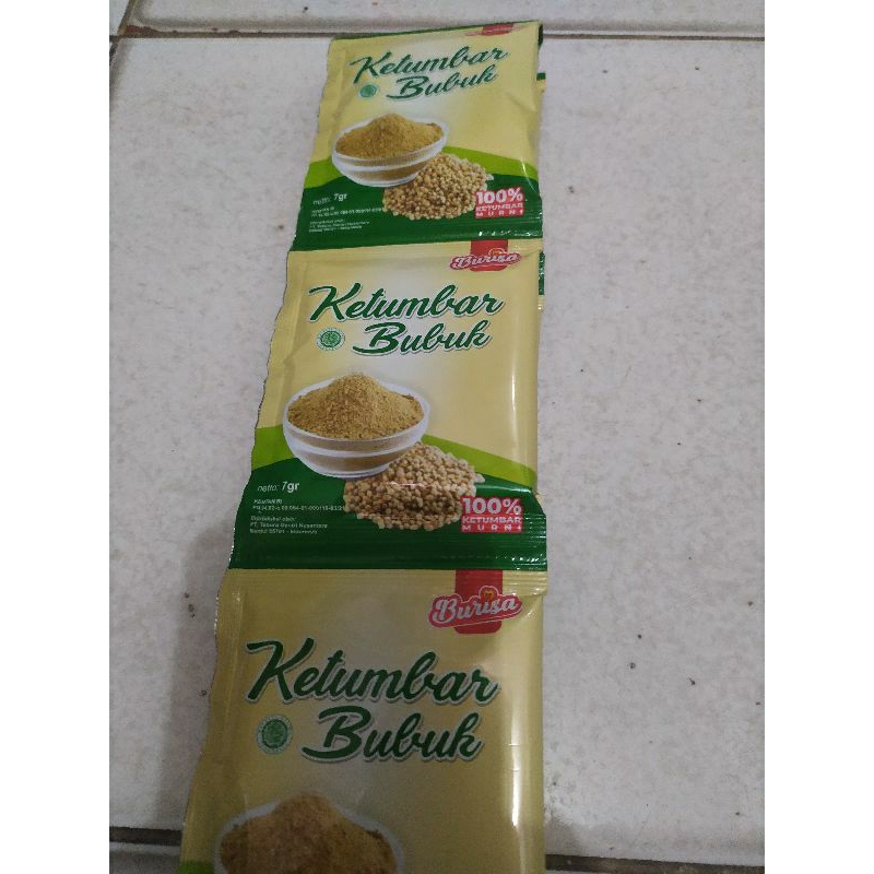 

BumbuKetumbarserentengisi12sachet