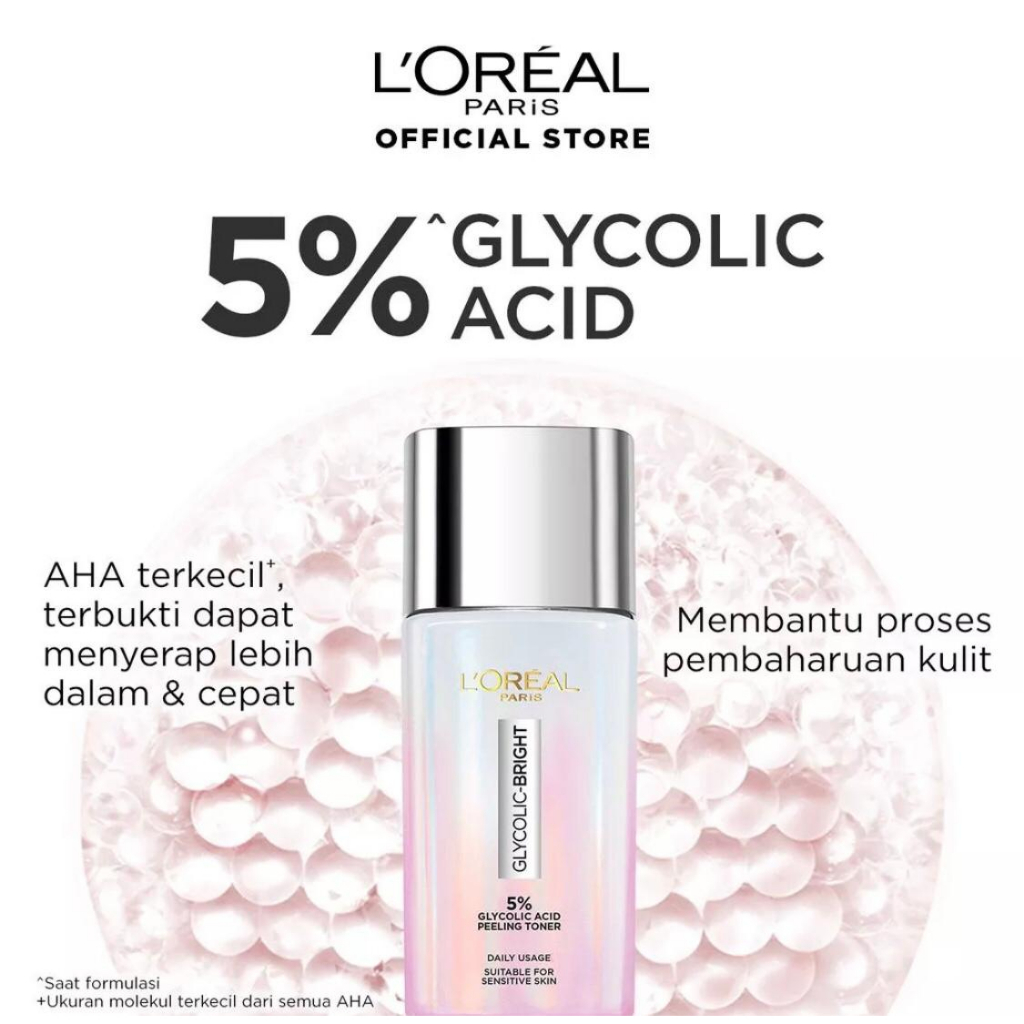 L’Oréal Paris Glycolic Bright Peeling Toner - 65ml
