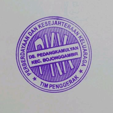 

Stempel PKK/Tim Penggerak PKK Desa