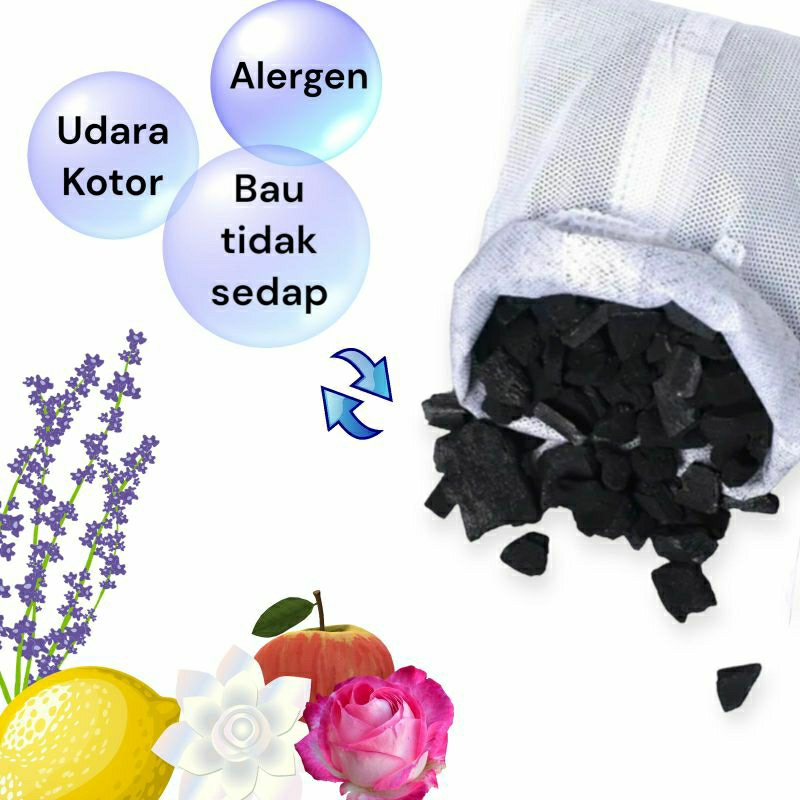 BYE-BYE ODOR 150g ACTIVATED CHARCOAL ODOR ABSORBER PENYERAP BAU TIDAK SEDAP ODOUR ABSORBER PENYERAP BAU KOTORAN HEWAN PENYERAP BAU KUCING PENYERAP BAU ANJING PENGHILANG BAU KUCING PENGHILANG BAU ANJING PENGHILANG BAU TIDAK SEDAP PET ODOR REMOVER