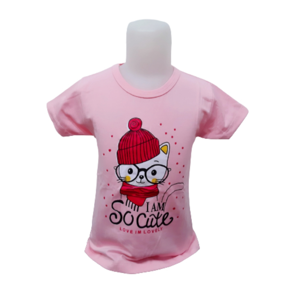 KAOS ANAK PREMIUM QUALITY/KAOS ANAK PEREMPUAN LENGAN PENDEK