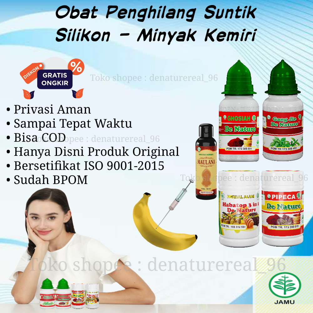 ramuan obat herbal untuk hilangkan cairan suntik filler pada dagu dan hidung manjur